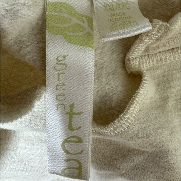 Green Tea Womens Size XXL 2X  Pullover Hoodie Sweatshirt - Picture 3 of 5